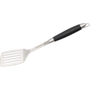 Jamestown Grillwender aus Edelstahl mit schwarzem Griff. Grillutensil für Barbecue.