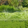 Gardena Versenkregner MD40 im Einsatz: Automatische Rasenbewässerung für bis zu 40 m² Fläche.