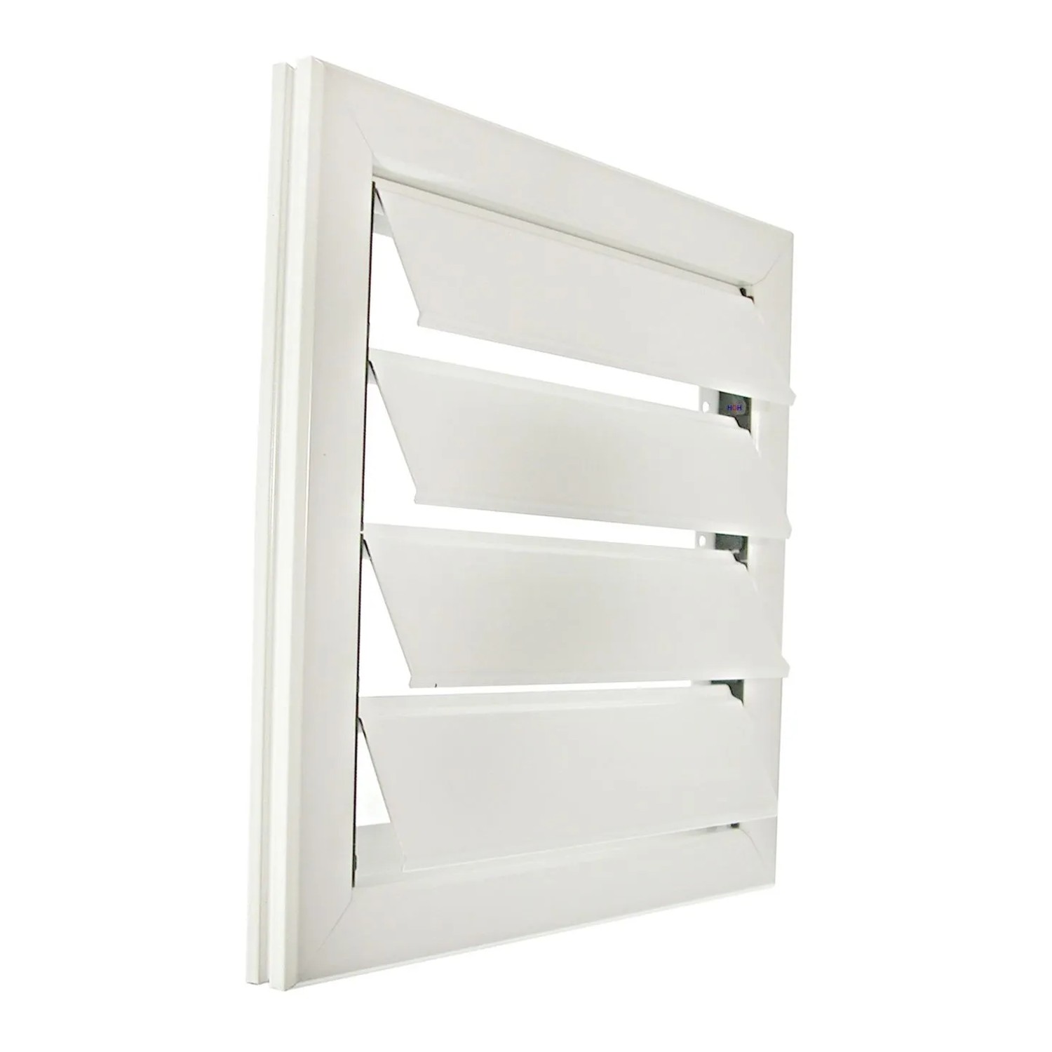 Häusler Überdruck Abluftgitter LG-2626 RAW PVD Weiß 255 x 255 Lüftungsgitter