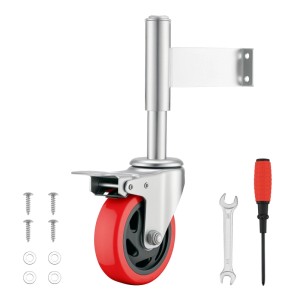 Wiltec Torrolle Bis 150Kg Bremse Schiebetorrolle Stahl Laufrolle Schiebetor