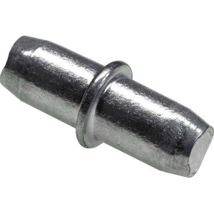 Detailaufnahme: Hettich Bodenträger Duplo, 5 mm, verzinkt, für Regalböden.