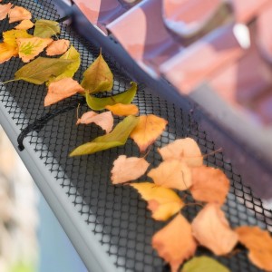 Relaxdays Dachrinnen Laubschutz Kunststoff Schwarz Zuschneidbar 6 m