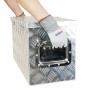 PROREGAL Deichselbox aus Aluminium mit Tragegriff. Werkzeugkiste für PKW Anhänger.