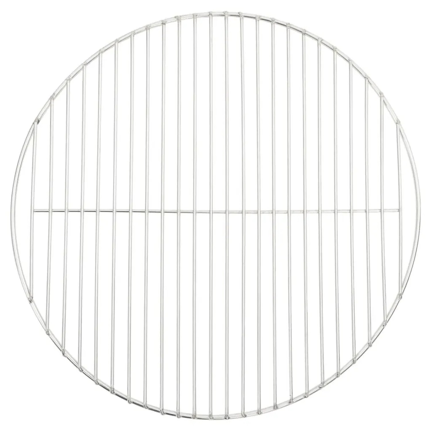 vidaXL Grillrost Rund Ø47 cm 304 Edelstahl 4010555