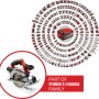 Einhell Akku-Handkreissäge TE-CS 18/165-1 Li Solo, Teil der Power X-Change Familie.