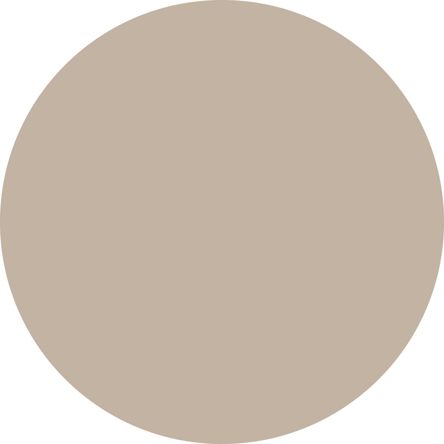 Beiges, rundes Bestlivings Haustierbett Fluffy, Hundekissen/Katzenbett.