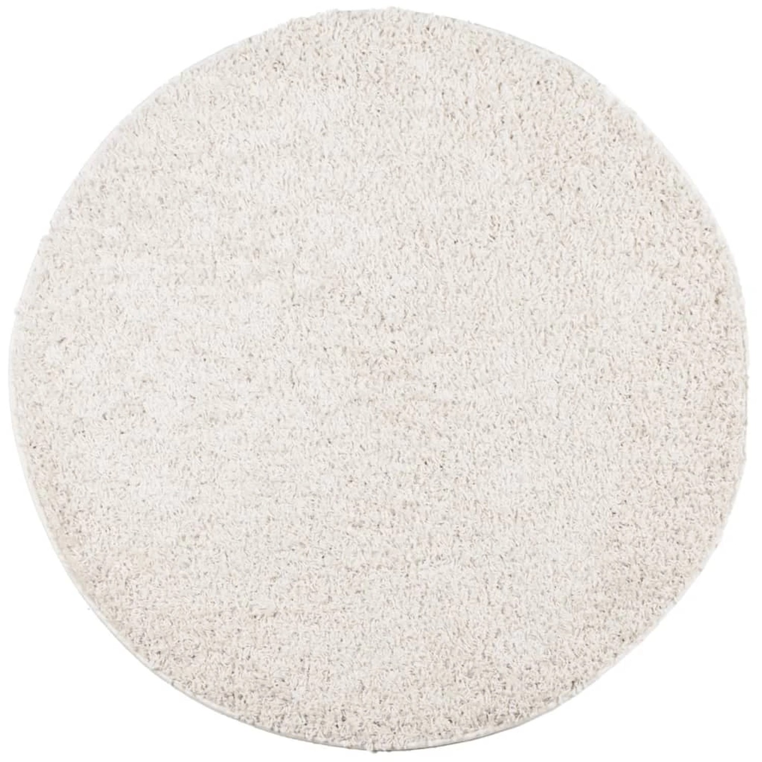 vidaXL Teppich Shaggy Hochflor Modern Creme  100 Cm 1955266 günstig online kaufen