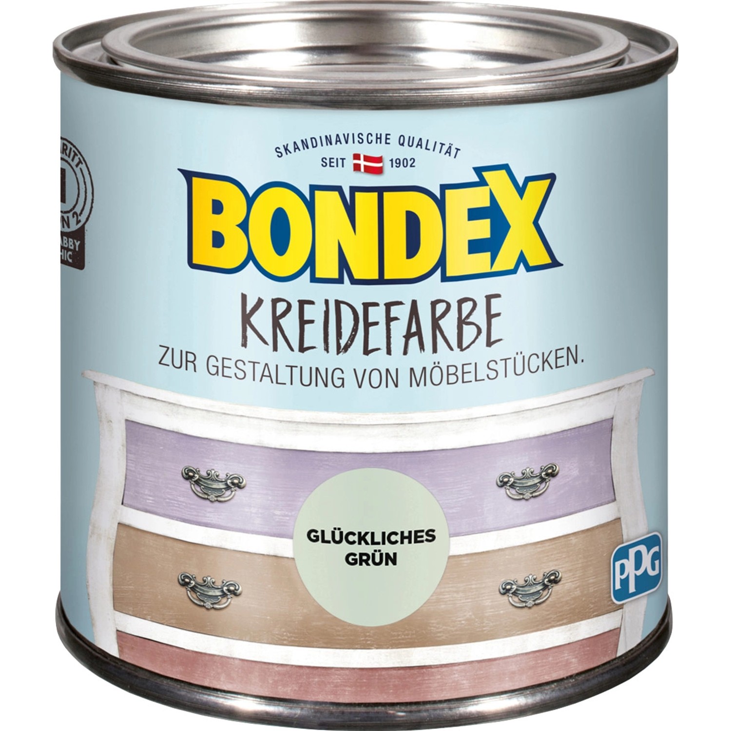 Bondex Kreidefarbe Glückliches Grün 500 ml