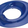 Blauer Kinder-WC-Sitz aus Kunststoff, Aufsatz für Standard-Toiletten.