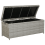 Beliani Truhe MODENA Hellgrau 63x158x66