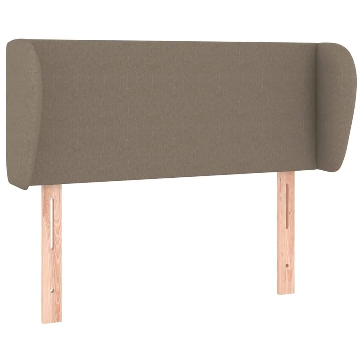 vidaXL Kopfteil mit Ohren Taupe 93x23x78/88 cm Stoff 3116850