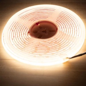 ChiliTec LED-Stripe 5m, neutralweiß leuchtend, aufgerollt. Ideal für Innen- & Außenbeleuchtung, IP65.