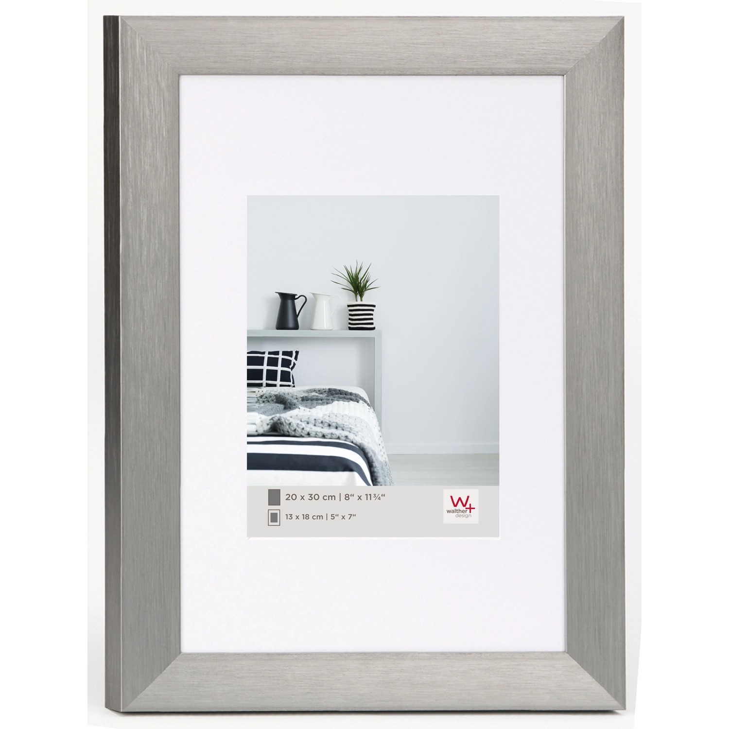 walther design Aluline Aluminium Bilderrahmen 30x40 cm Stahl günstig online kaufen