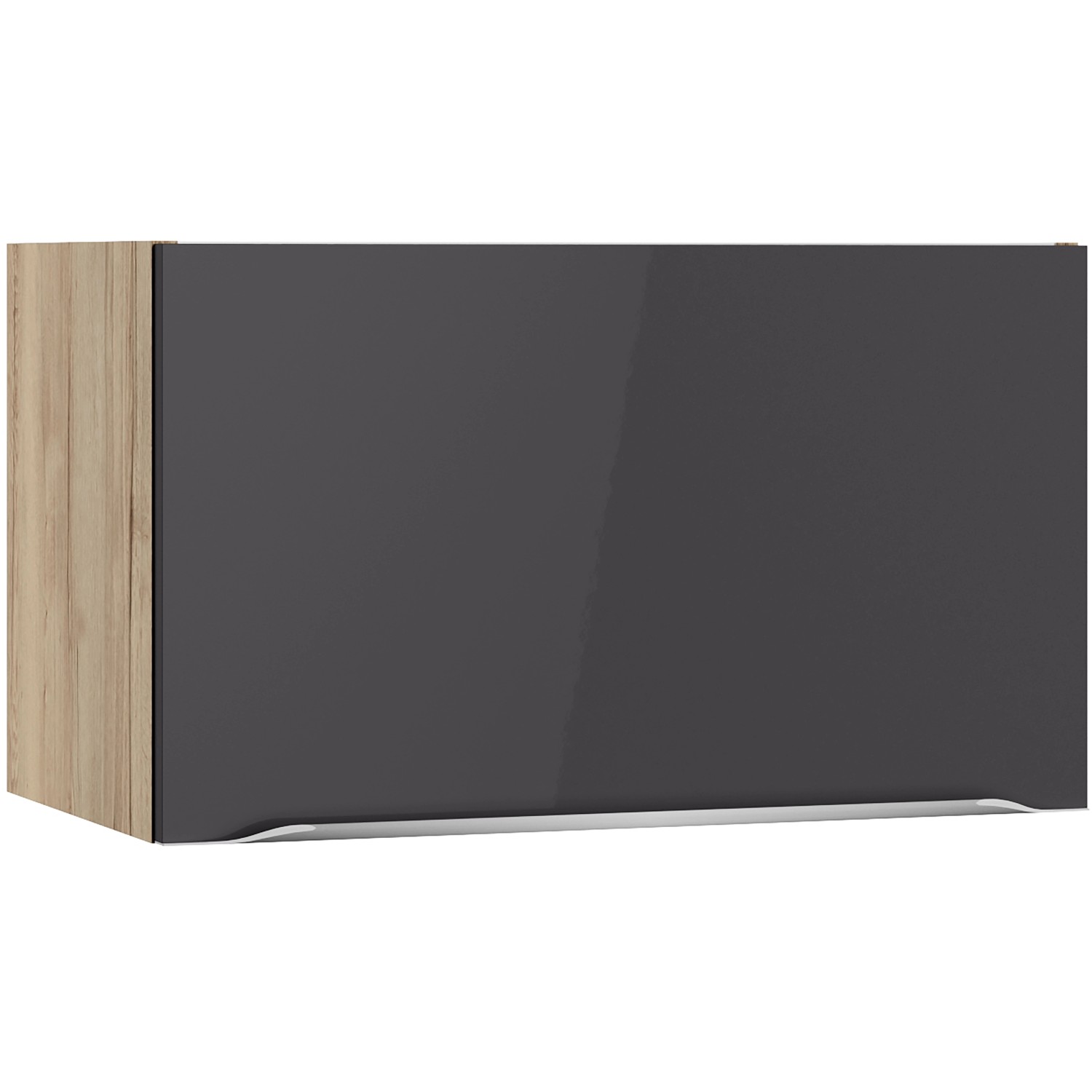 Optifit Oberschrank Linus984 60 cm x 35,2 cm x 34,9 cm Anthrazit-Wildeiche günstig online kaufen