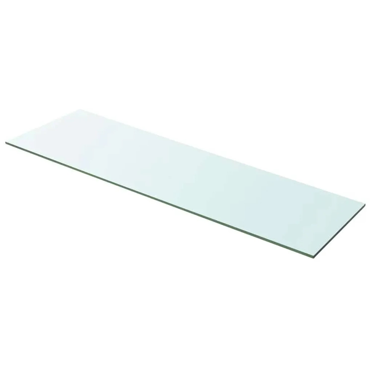 vidaXL Regalboden Glas Transparent 100x30 cm 243846