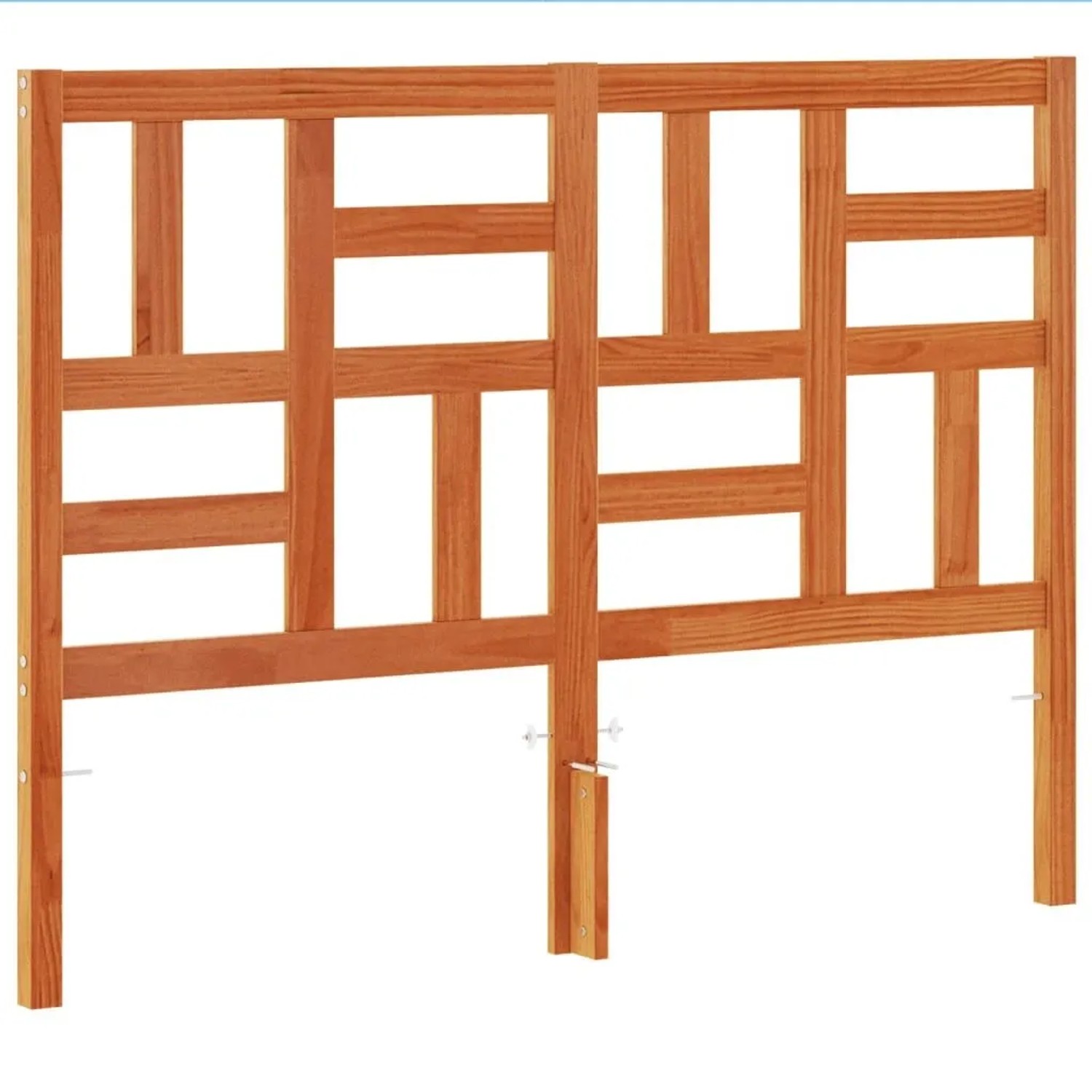 vidaXL Kopfteil Wachsbraun 160 cm Massivholz Kiefer 844263