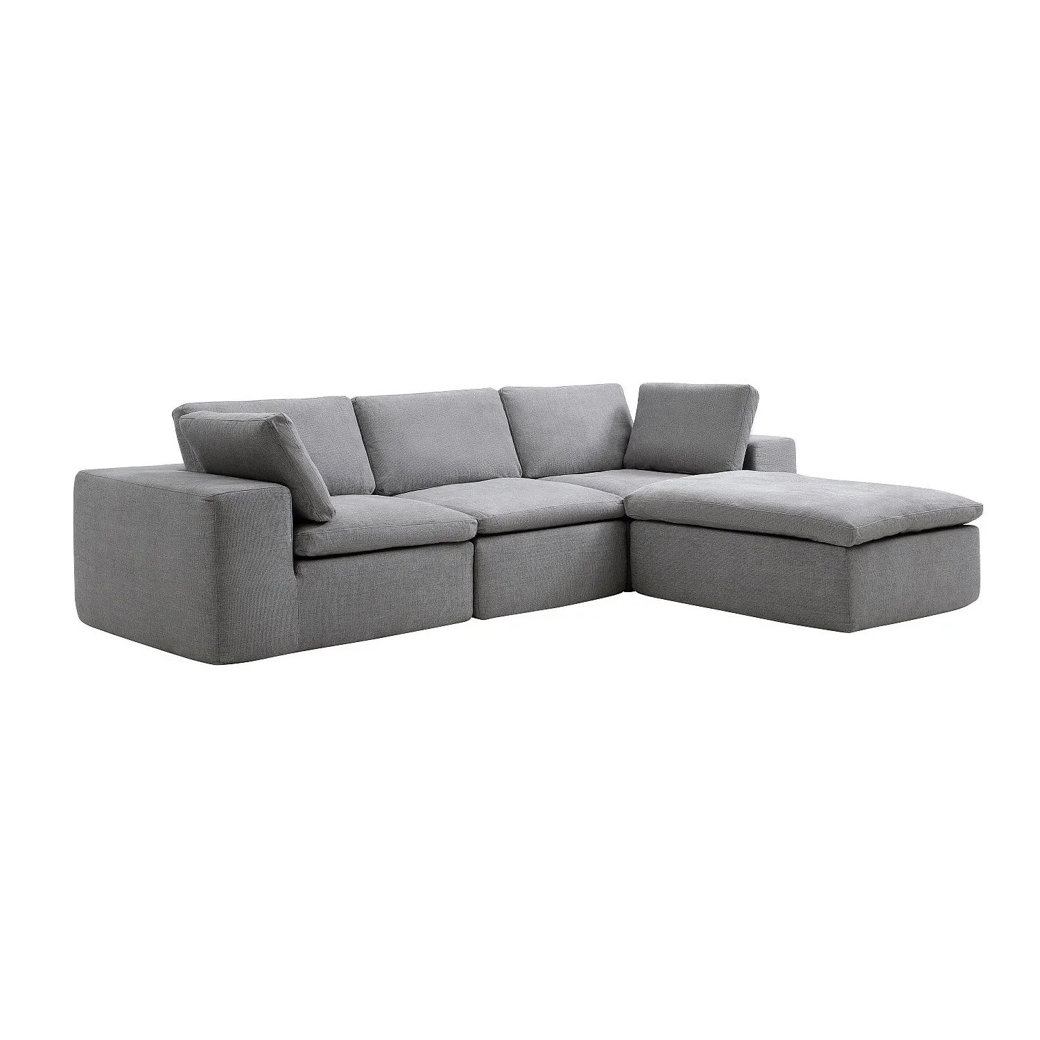 Vente-unique Modulierbares Sofa Cortoline Grau 304 cm