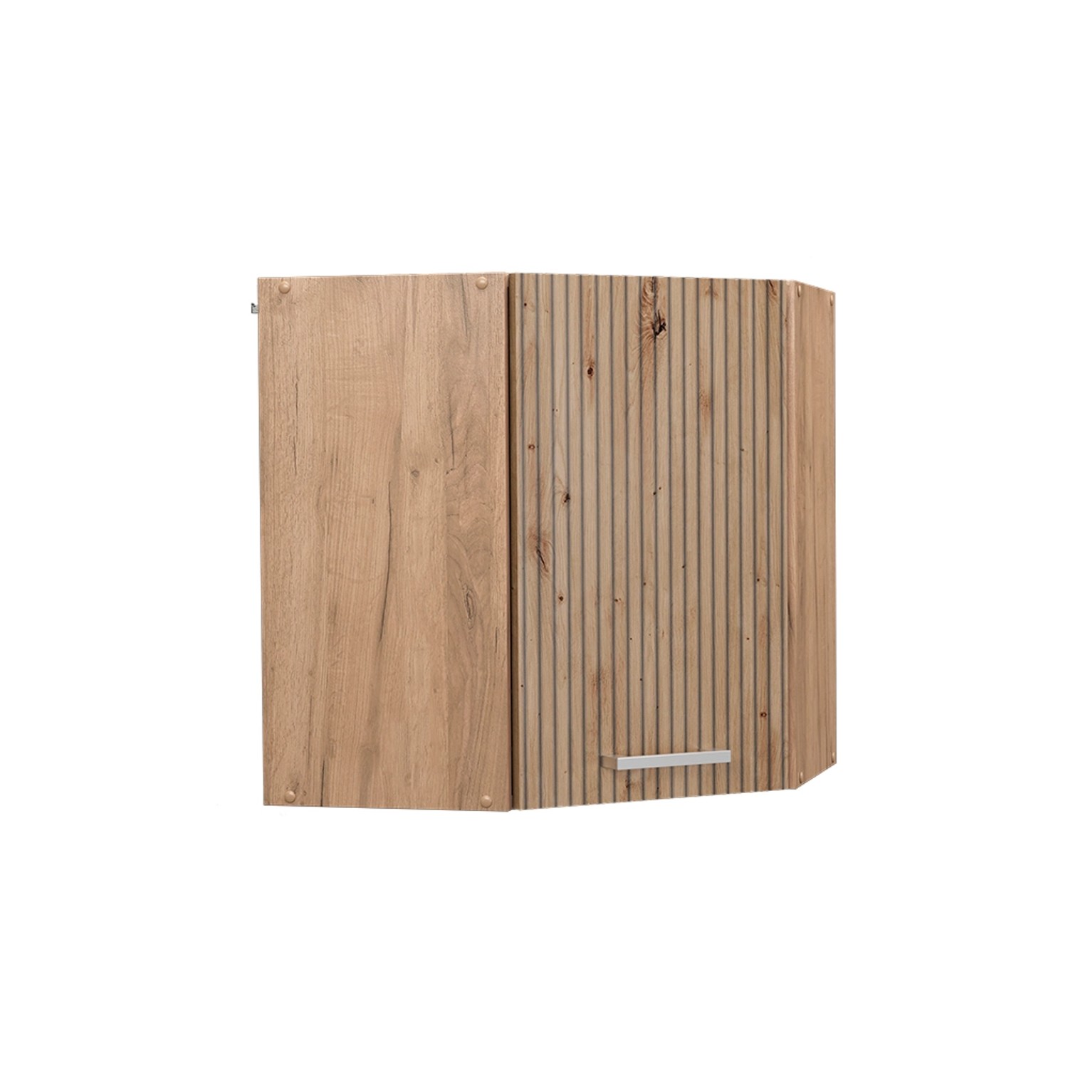 Vicco Eckhängeschrank R-Line Küchen-Eckschrank Artisan-Eiche/Goldkraft Eiche 57 cm