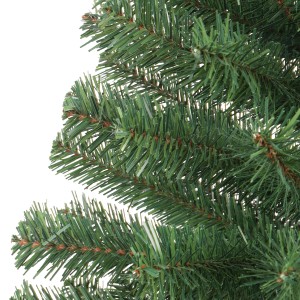 Detailaufnahme der grünen Kunsttanne Fundy, 120 cm, mit vielen Zweigen.