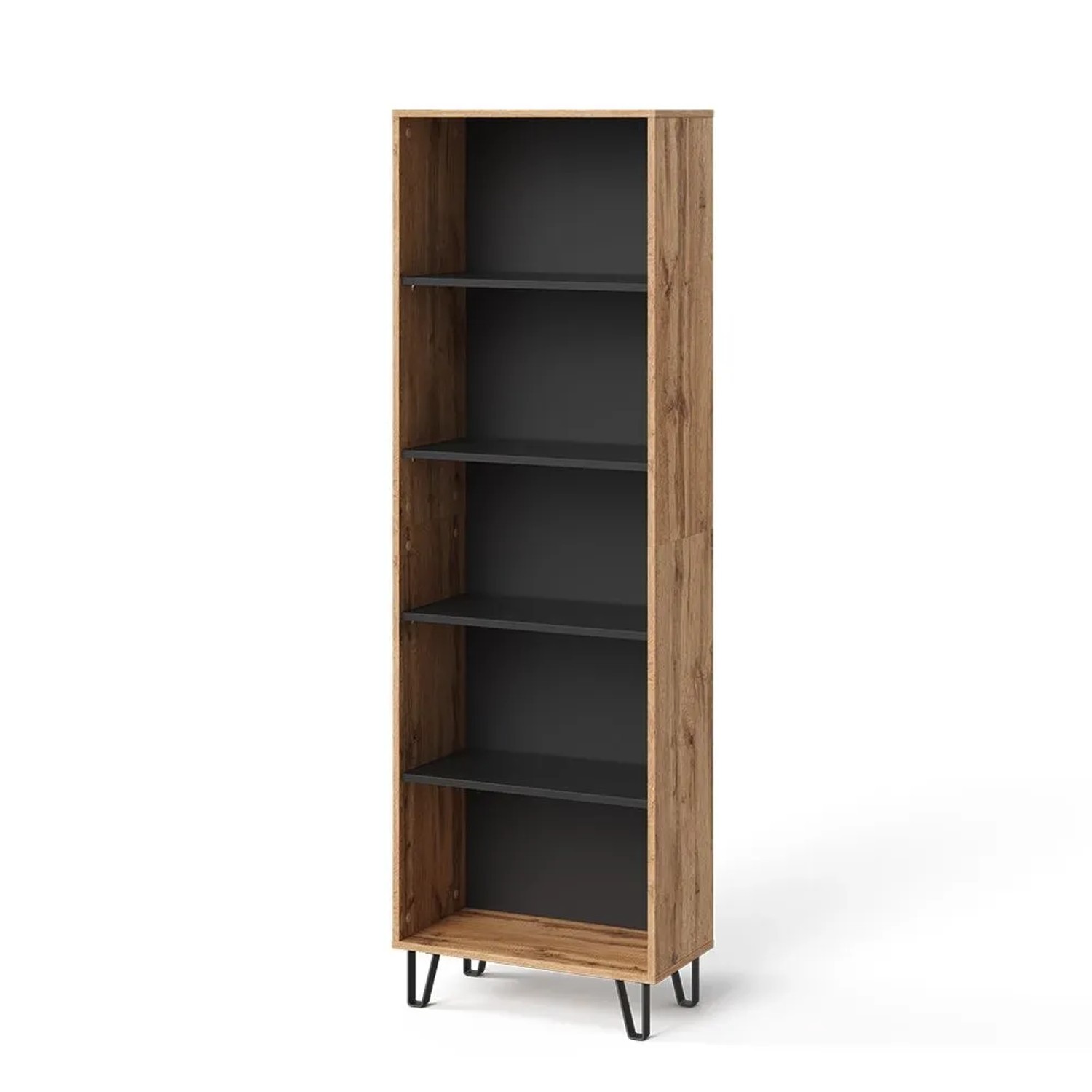 Vicco Bücherregal Amber Eiche Wotan 60 x 187 Art Nr 55544