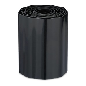 Relaxdays Rasenkante Kunststoff Schwarz Flexibel 20 cm x 9 m 0,9 kg