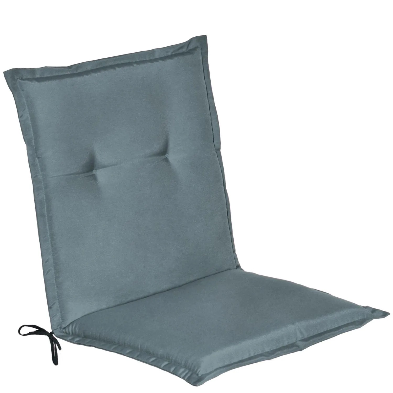 Beautissu Niedriglehner Auflage Gartenstuhl Loft NL 100x50x6cm Taubenblau