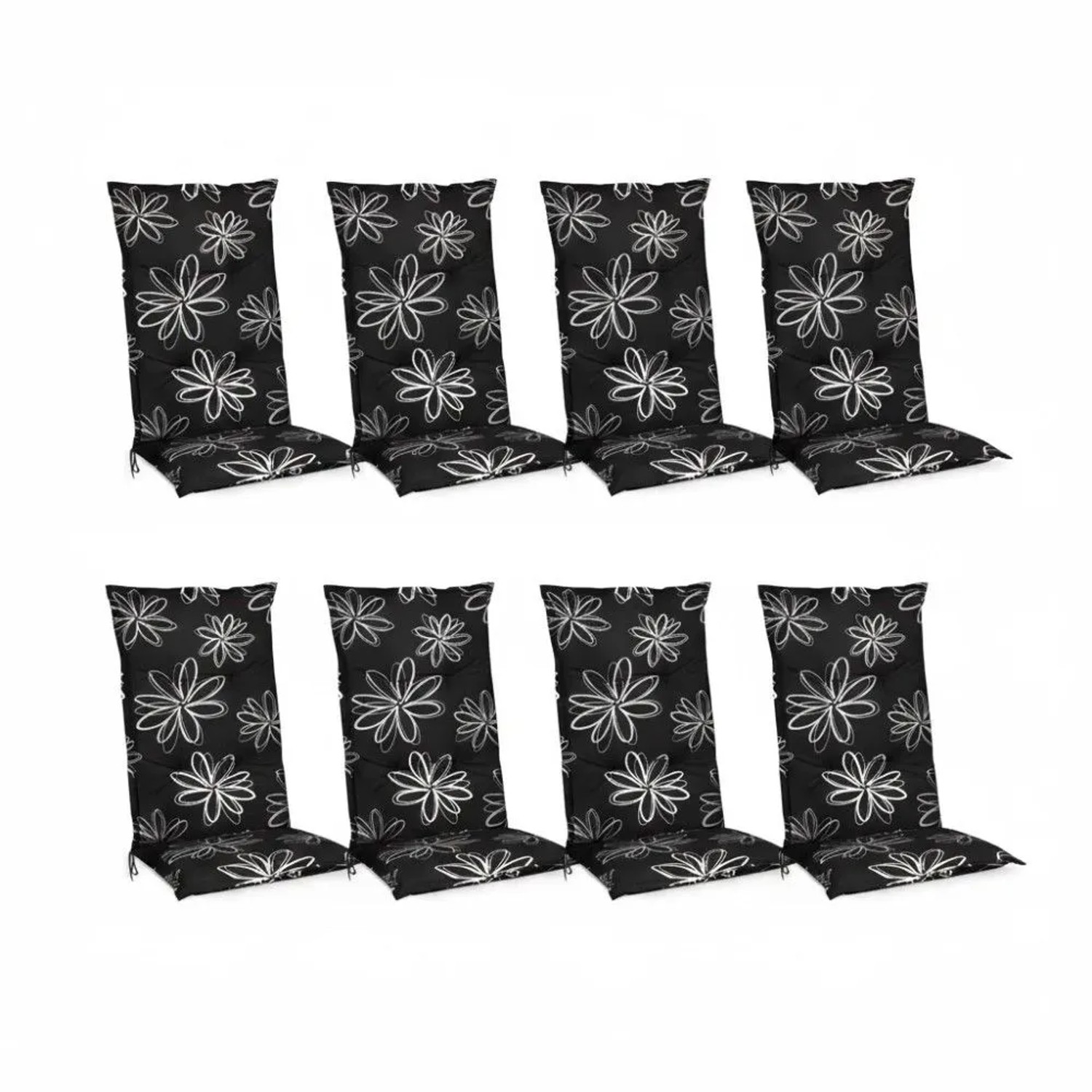 Beautissu Flores Hochlehner 120x50x6cm Ornamente 8tlg