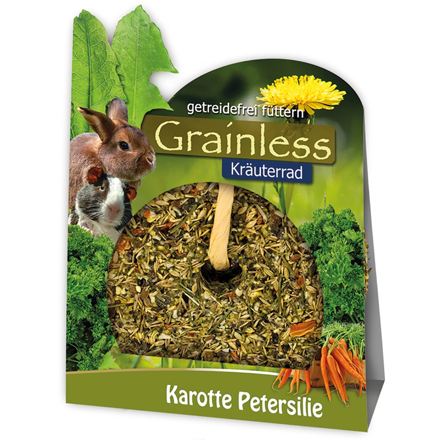 JR Farm Nager-Snack Grainless Kräuter-Rad Karotte und Petersilie 140 g