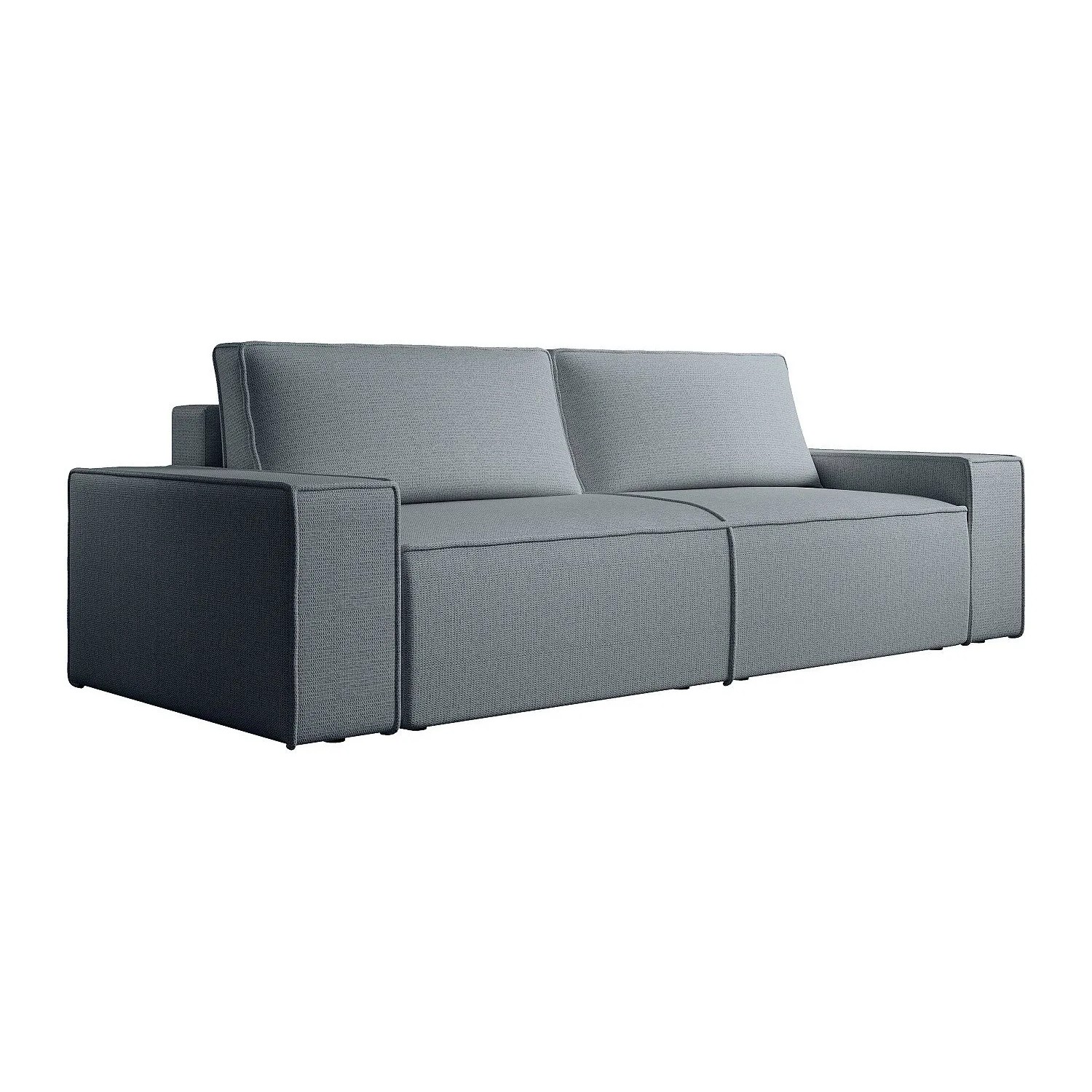 Vente-unique Schlafsofa Amelia Blau 257 cm