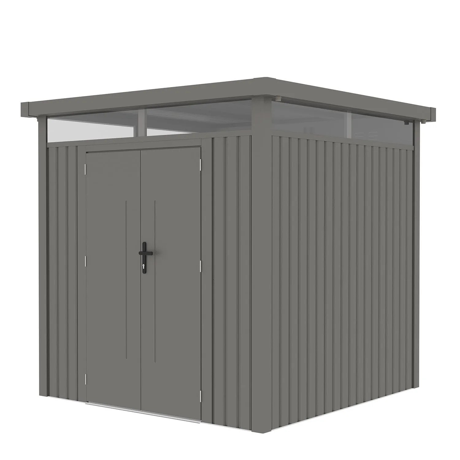 Juskys Gartenhaus Metall Luzern 5,3 m² Taupe kaufen bei OBI