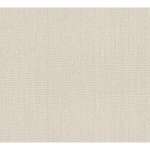 Beige Vliestapete mit Textilstruktur und Glitzer für Wohnräume.