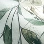 Erismann Vliestapete Art Edition 2 Green Canopy, grüne Blätter auf weißem Grund.