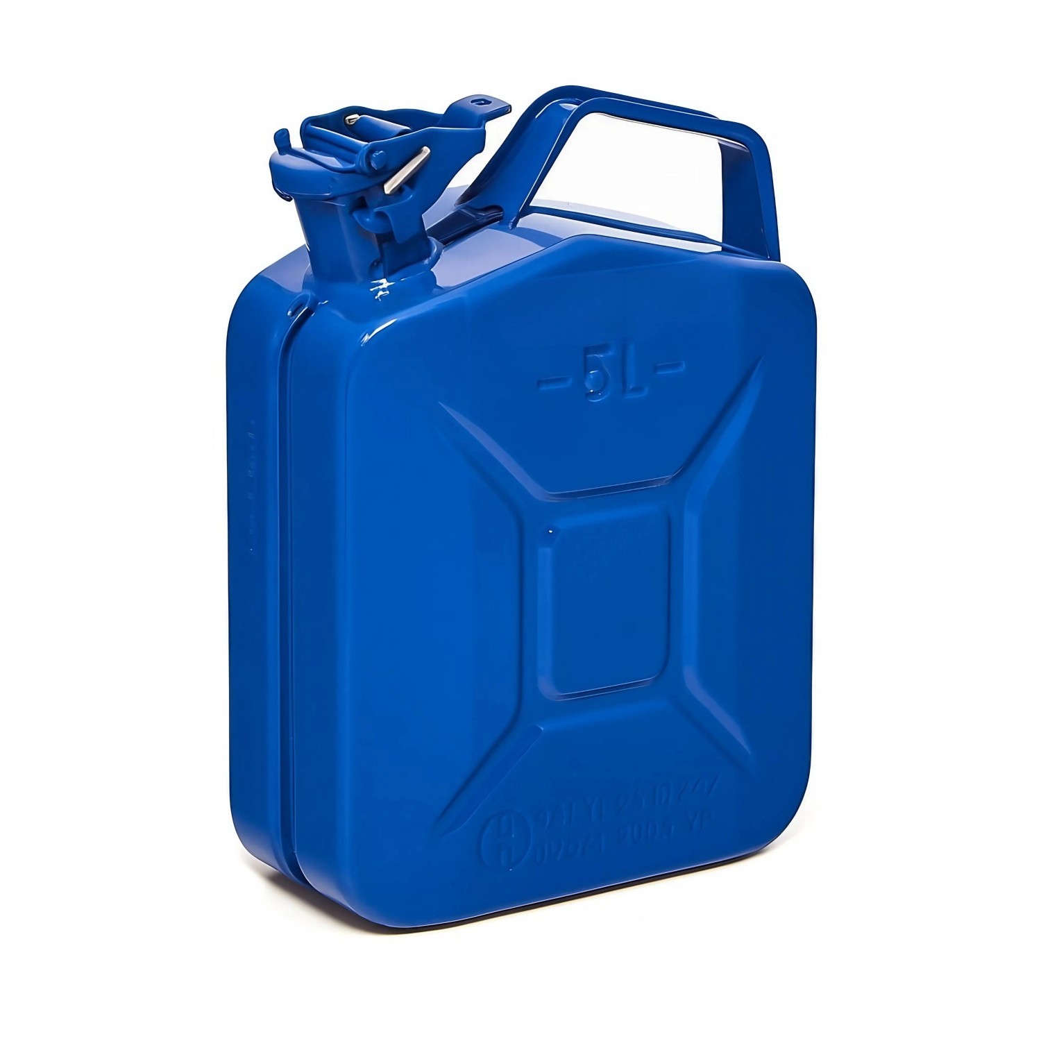 BW Kraftstoffkanister Metall Benzinkanister 5 Liter Blau RAL  TÜV-geprüft und UN-Zulassung Made in Europe