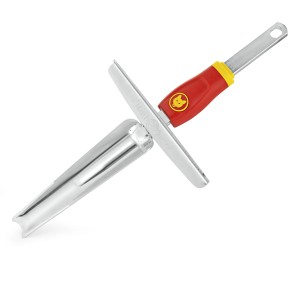 Wolf-Garten Unkrautstecher KS-M: Kombisystem zum Entfernen von Unkraut mit rotem Griff.
