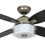 HUNTER Deckenventilator Central Park, 107 cm, Zinn-Optik, mit Beleuchtung und Wandschalter.