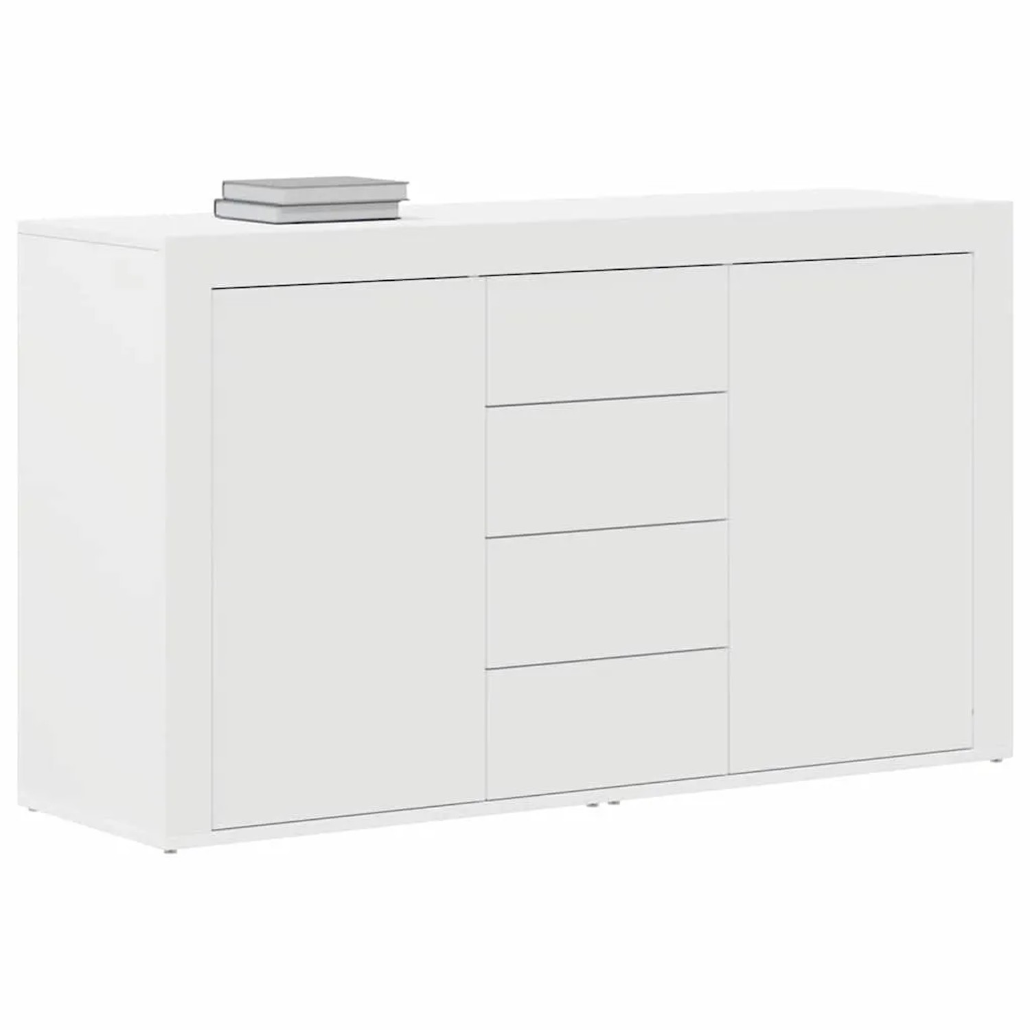 vidaXL Sideboard mit Schubladen Weiß 120 x 36 x 69 cm Holzwerkstoff 3333856_3