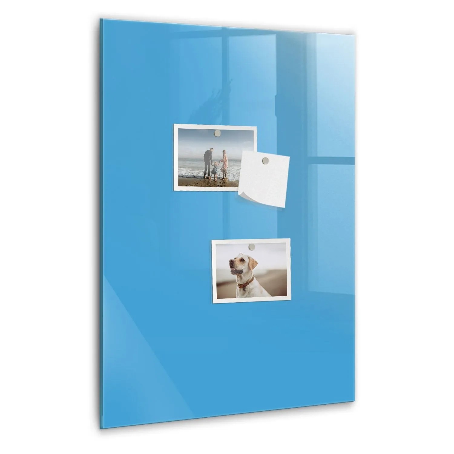 Tulup Magnettafel Glas Blaue Farbe 40x60 cm Magnettafel Zum Schreiben Schwa günstig online kaufen