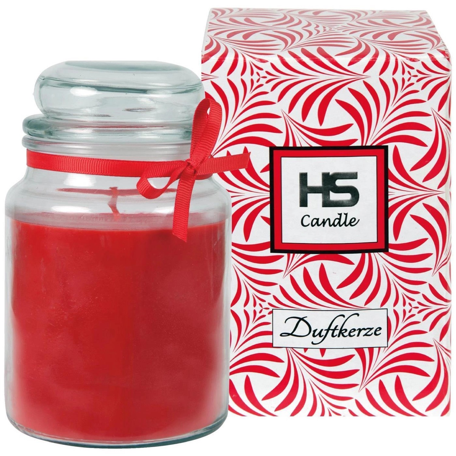 HS Candle Duftkerze & Bonbon Glas Ø10cm Rose günstig online kaufen