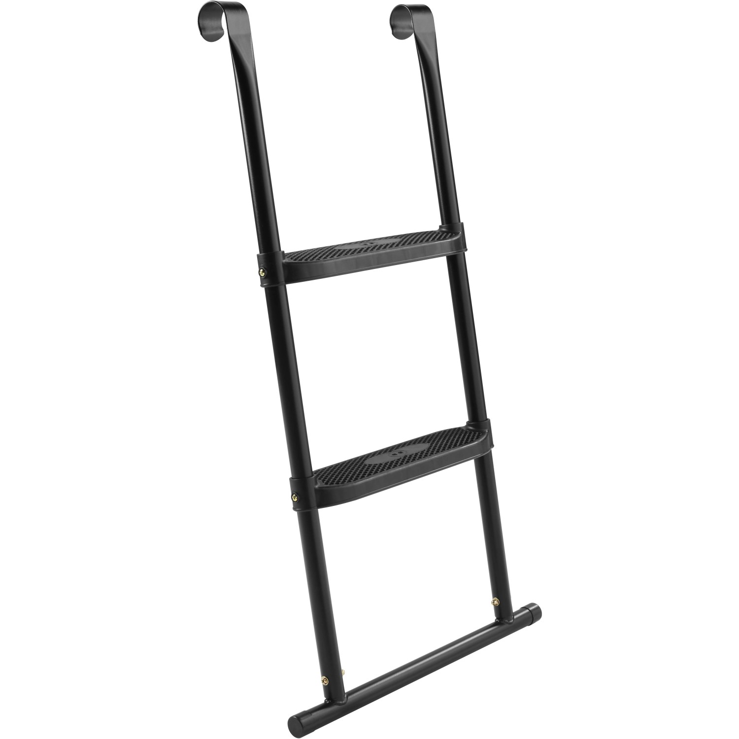 Schwarze Leiter für Salta Trampolin First Class, sicherer Aufstieg.
