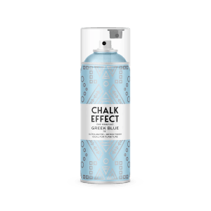 COSMOS LAC Kreidefarbe Spray Chalk Effect  Hochwertige Chalky Kreidesprühfarbe Farbspray  Spray Paint Farbe Griechisch Blau