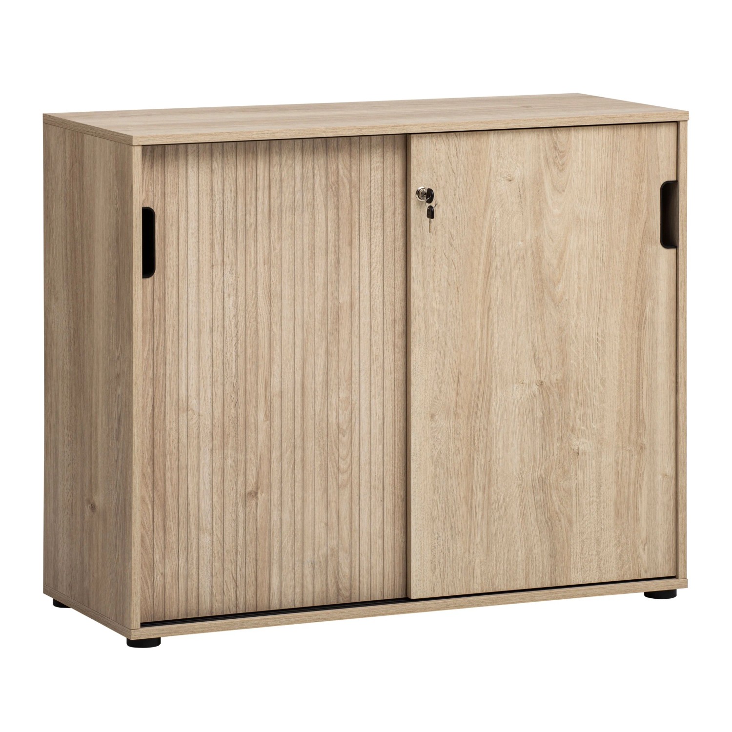 Schildmeyer Schiebetürenschrank Emmik 100,1 cm 83,6 cm x 41 cm Eiche
