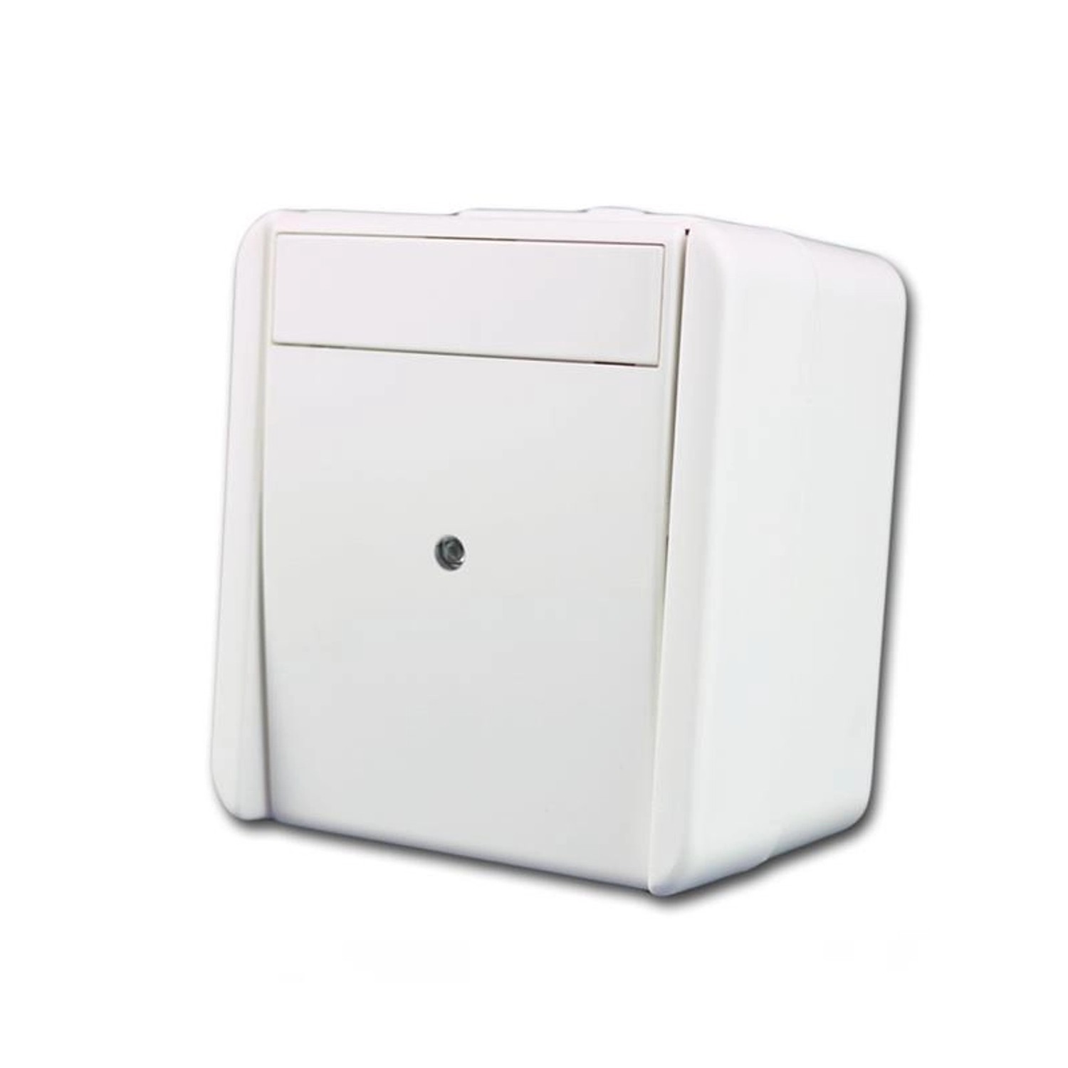 TEM Fontana Kontroll Schalter Weiß 250V10A AP IP44