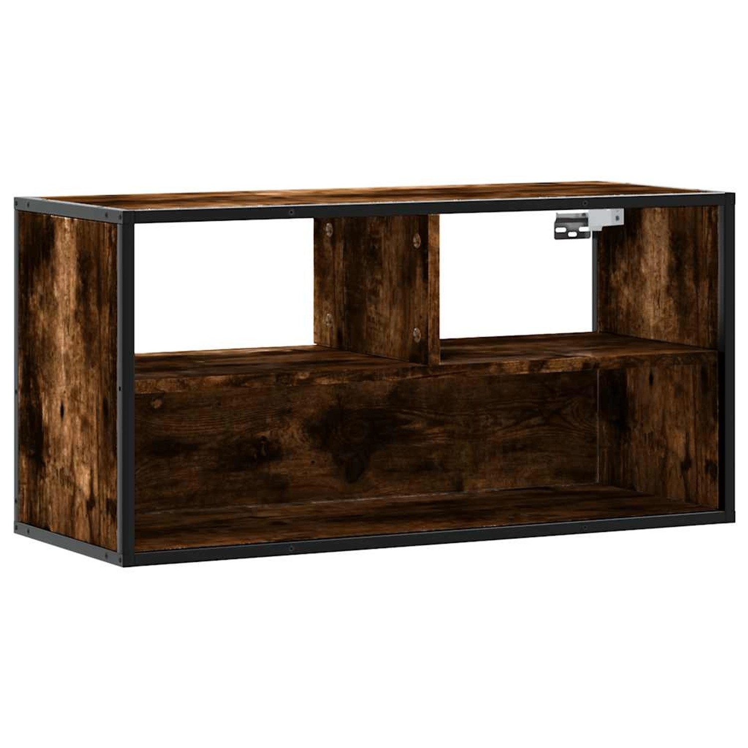 vidaXL TV-Schrank Räuchereiche 80x31x39,5 cm Holzwerkstoff und Metall 84892 günstig online kaufen