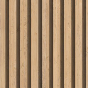 Grosfillex Wandpaneel Element 3D Linio Bamboo, Dekor-Paneel mit Holz-Optik und Rillen.