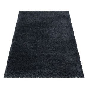 Ayyildiz Hochflorteppich Fluffy 3500, anthrazit, 120x170 cm. Weicher Shaggy Teppich.