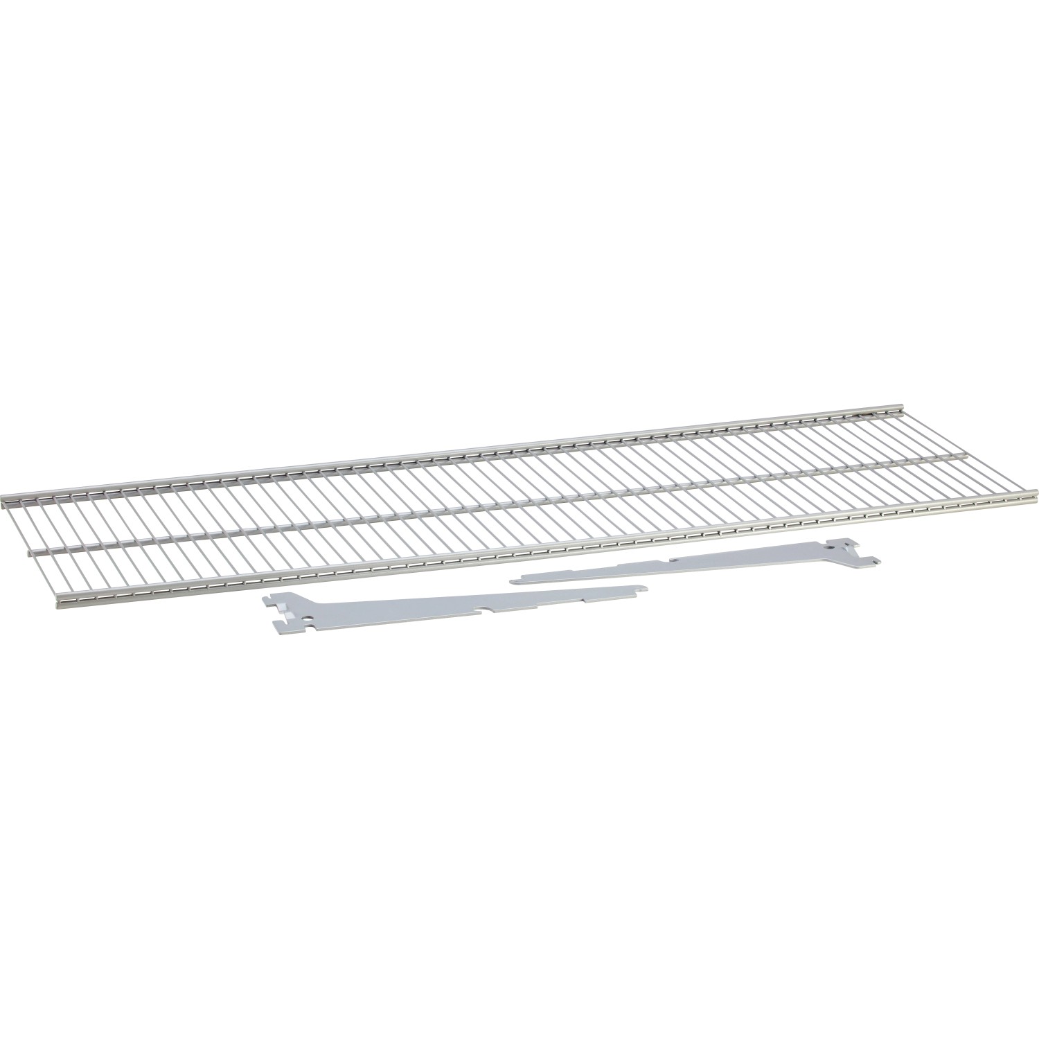 Metall-Drahtboden-Set 25 cm x 80,5 cm Weiß