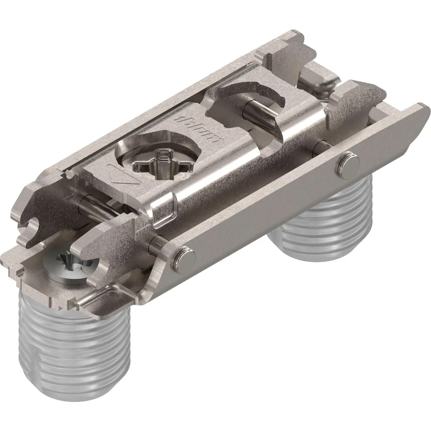 Blum Exzenter-Montageplatte Clip Gerade Stahl Einpressen Distanz 0 mm