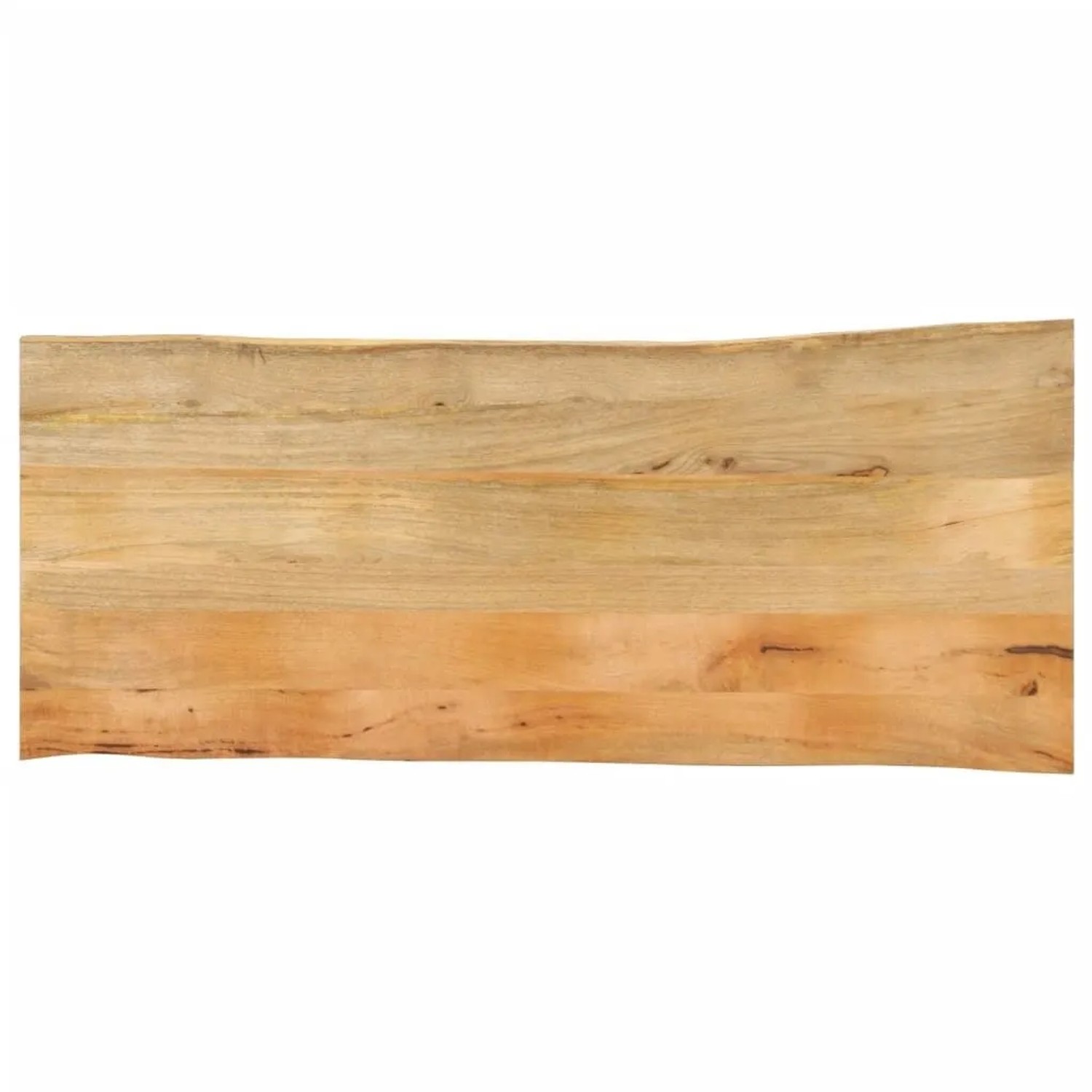 vidaXL Tischplatte mit Baumkante 140x60x2,5 cm Massivholz Mango 370721