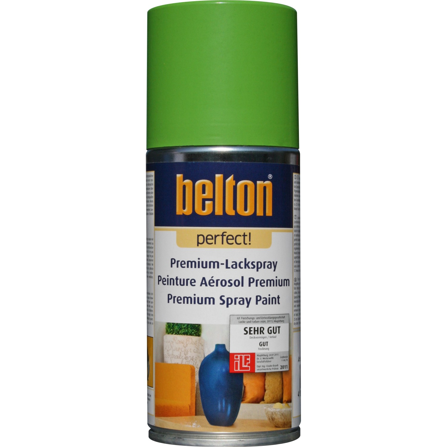 Belton Perfect Premium-Lackspray Hellgrün seidenmatt 150 ml