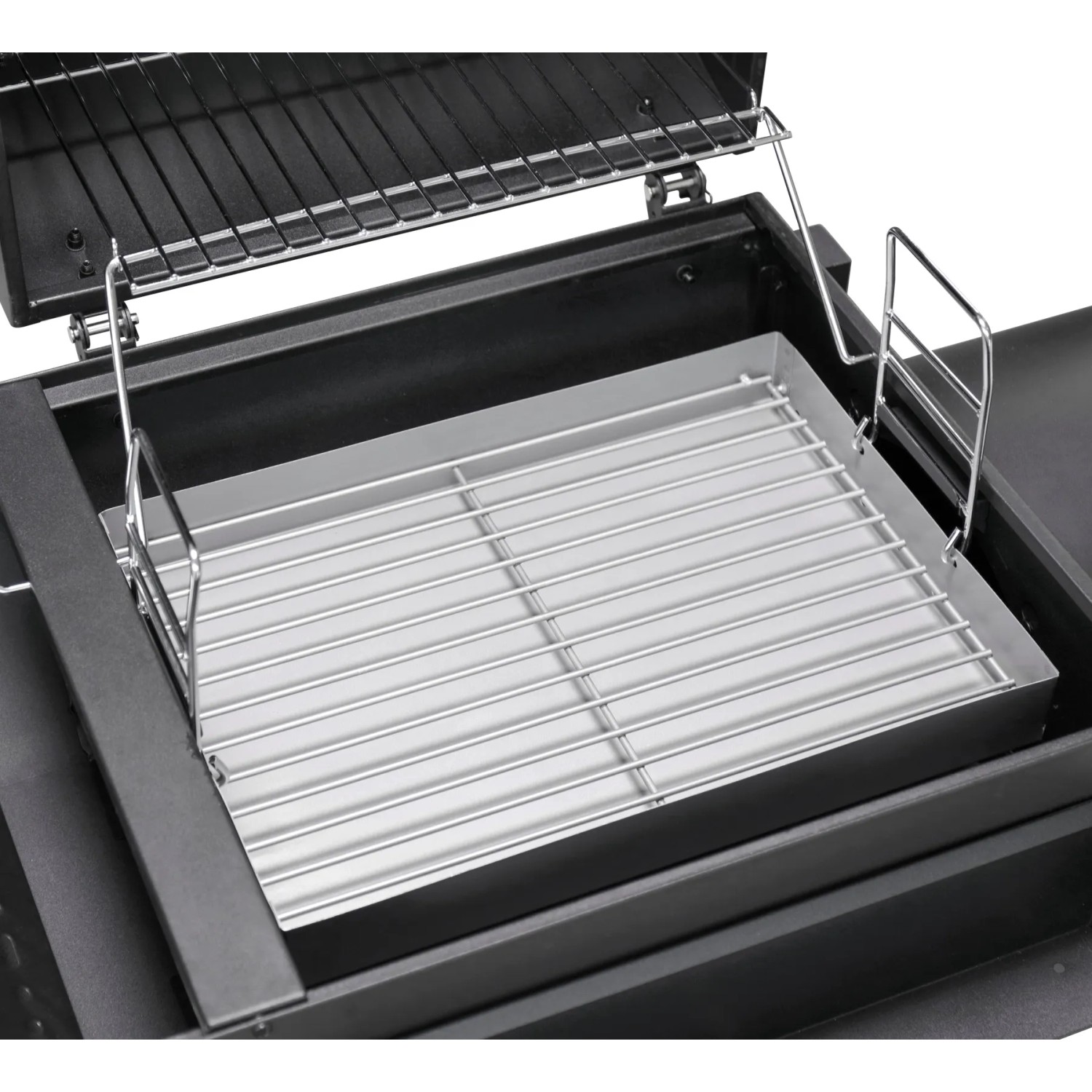 Detailaufnahme des El Fuego 3in1 Kombigrill Sierra: Holzkohle-Grillrost im Garraum.